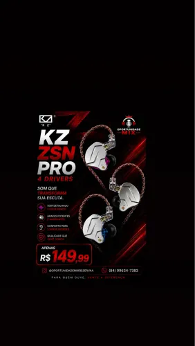 Fone KZ ZSN PRO