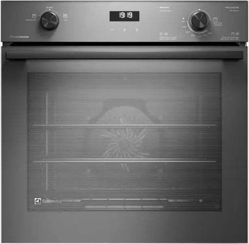 Forno a Gás de Embutir Electrolux 80L Cinza Experience Com FoodSensor OE8GF 220V(LACRADO)