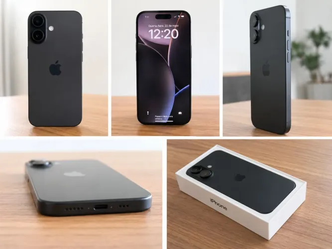 iPhone 16 256GB PRETO Original com Garantia Apple