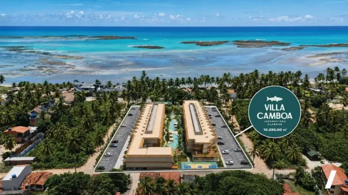 JAPARATINGA - Flat 32 m² com 1 quarto num mini resort.