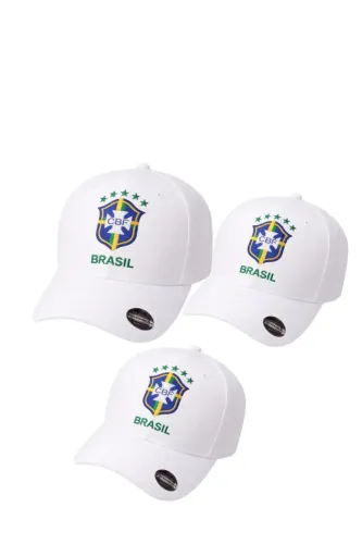 Kit c/6 boné Brasil