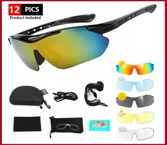 óculos esportivo 5 lentes ou fotocromático