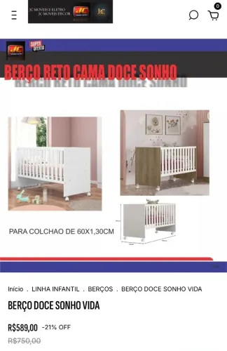 BERÇO DOCE SONHO 