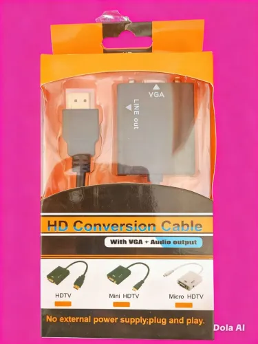 Conversor HDMI pra VGA 