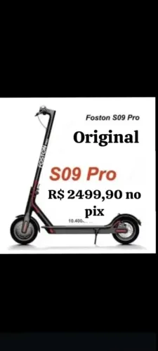 patinete elétrico foston s09 pro original e novos
