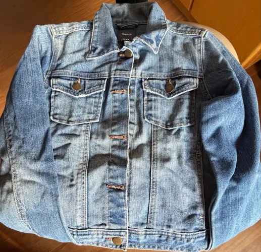 Jaqueta jeans, Gap, unissex, 10 anos 