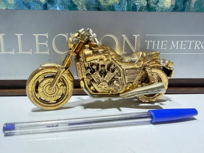 Moto antiga miniatura Yamaha