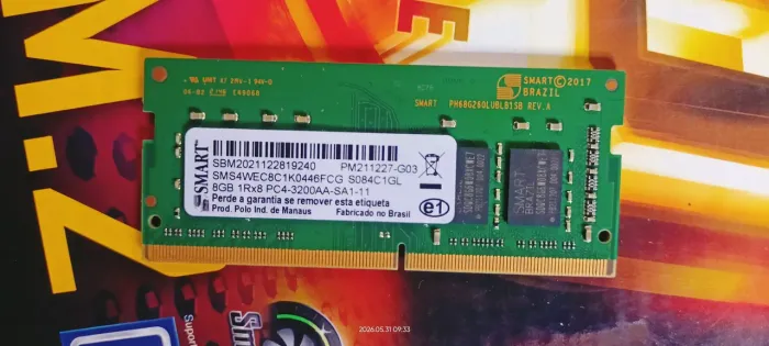 Memória ddr4 8 g 3200