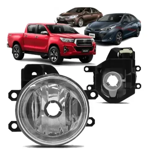 Farol de Milha Lado Direito (Passageiro) Toyota Hilux Yaris Corolla Genuíno