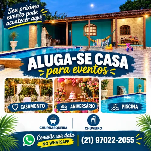 ? SEU EVENTO, SUA TEMPORADA, SEU LUGAR!