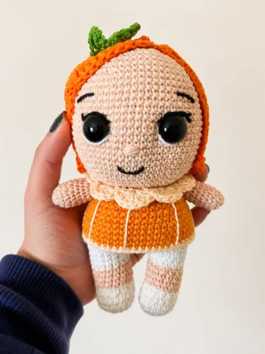 Boneca Frutinha Amigurumi Pronta Entrega + Brinde