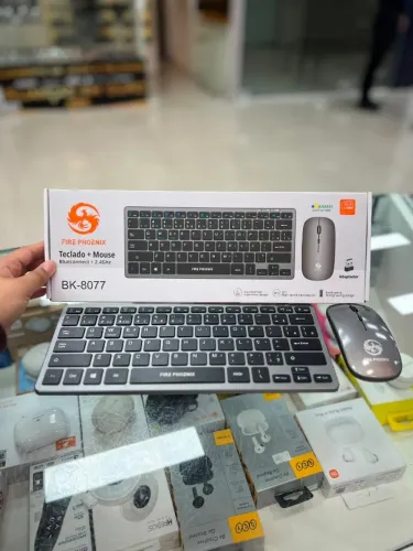 KIT TACLADO E MOUSE SEM FIO CONCTIVIDADE DUPLA FIRE PHOENIX