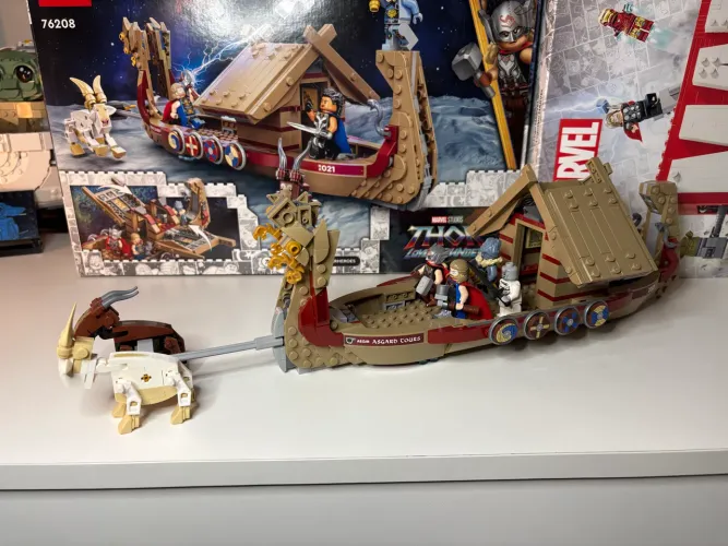 Lego Marvel O Barco Cabra Kit De Construção 76208