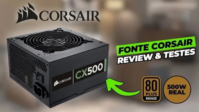 Fonte corsair 500w