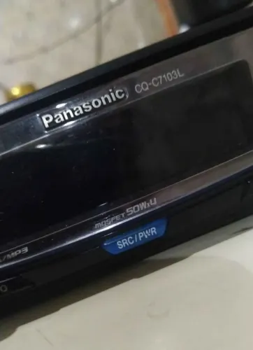 Som automotivo CD MP3 Panasonic modelo CQ-C7103L no estado Leia a descrição!