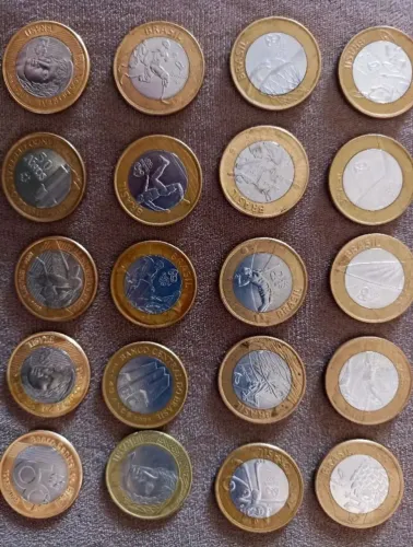 moedas para colecionadores 