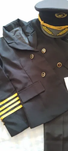 Uniforme de piloto de avião para criança