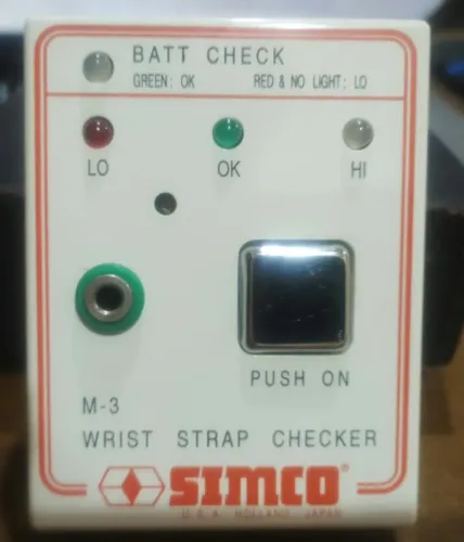 Monitor de Braceletes de Aterramentos de Eletrostatica Compacto - semi novo com estojo