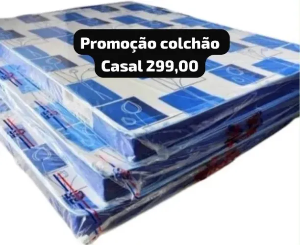 Colchao casal novo