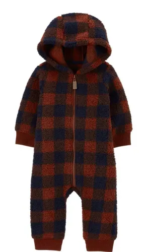 Macacão Carters Sherpa tamanhos 3 e 6 meses importados (Novo)
