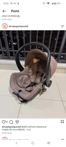 Bebê conforto Galzerano