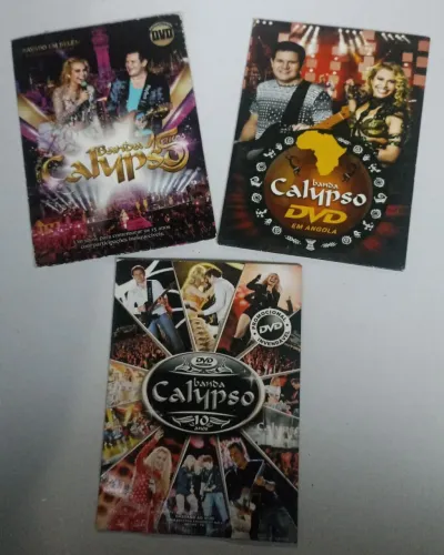 Combo 3 DVDs banda Calypso