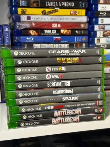 Lote 10 Jogos Originais Xbox One - Mídia Física