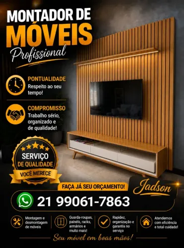 Montador De Móveis Profissional, Sulacap, Bangu, Padre Miguel, Realengo e adjacências 