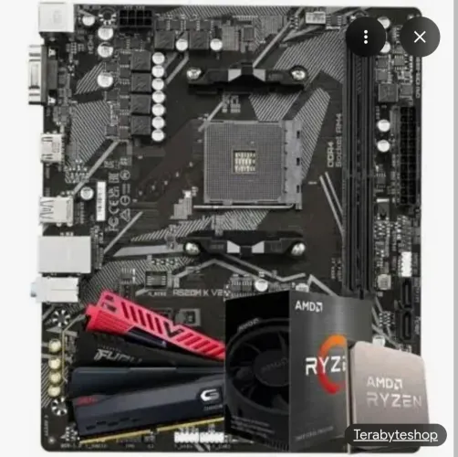 KIT PC GAMER COMPLETO, RYZEN 5 4600G + 8GB de RAM