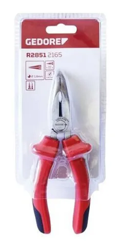 Alicate Bico Curvo Tipo Telefone 165mm 6-1/2 Gedore Red
