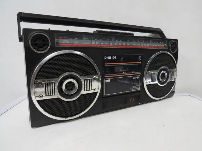 radio antigo bombox philips
