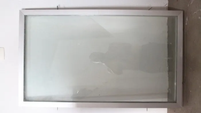 Vidro aquário para estúdio