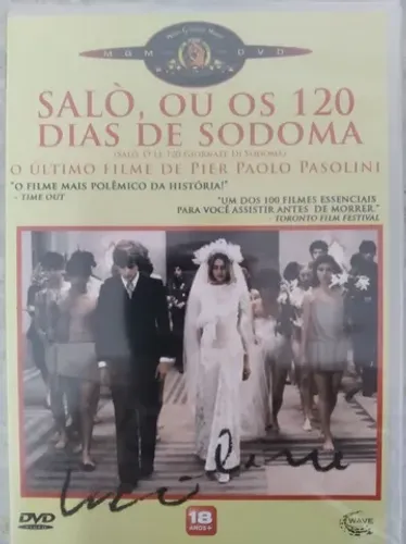 Dvd saló, ou 120 dias de sodoma