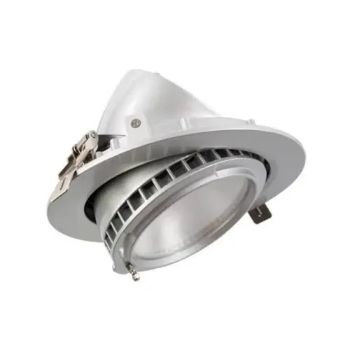 Lote 10 Luminária LED 34w 3000k Cinza 