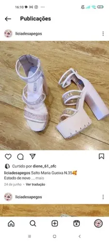 Sandália Maria Gueixa Desapego