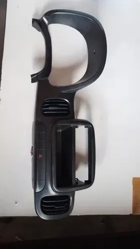 Moldura Painel Preta C/ Difusor De Ar Fiat Mobi original