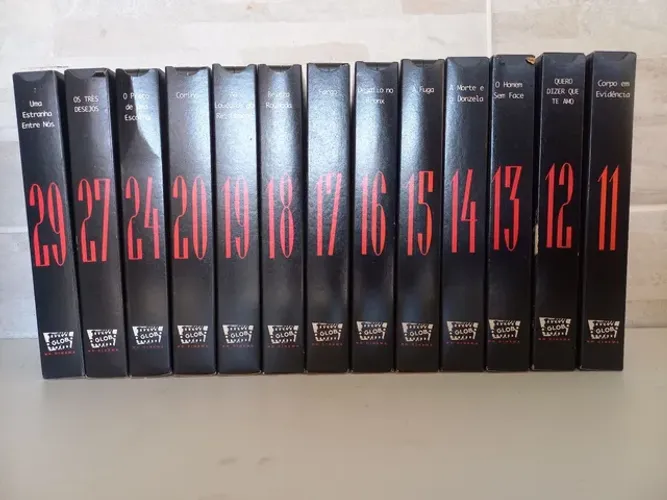 Coleção filmes em Fita Vhs (o globo) 13 filmes