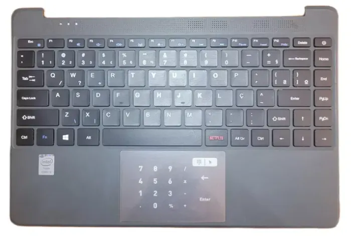 Carcaça E Teclado E Touchpad Notebook Compaq Presario Cq-27