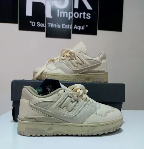 New Balance Auralee x 550 Ecru