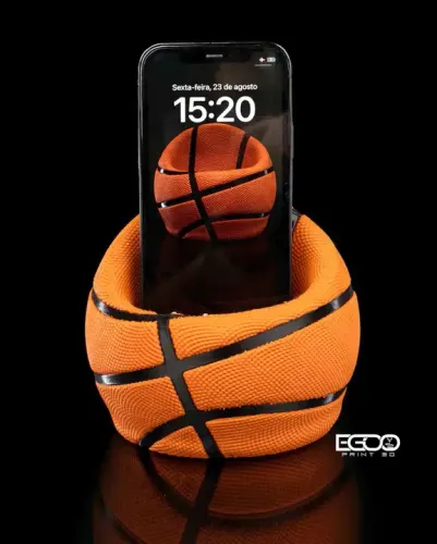 Suporte para celular - Bola de basquete 