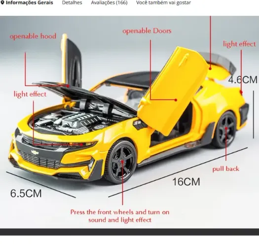 Chevrolet Camaro metal 1:32