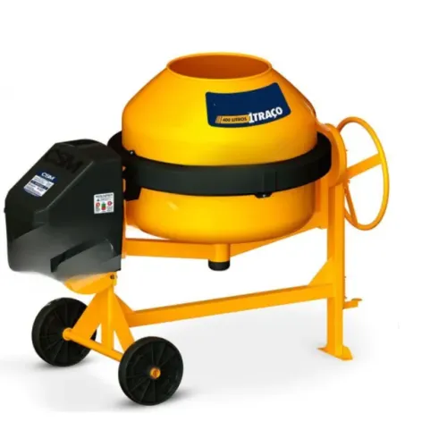 Betoneira 400 Litros com motor CSM Monofásico 26 Rpm 2 CV 4 Pólos