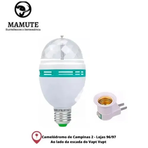 Lâmpada De Led Mini Globo Full Giratória