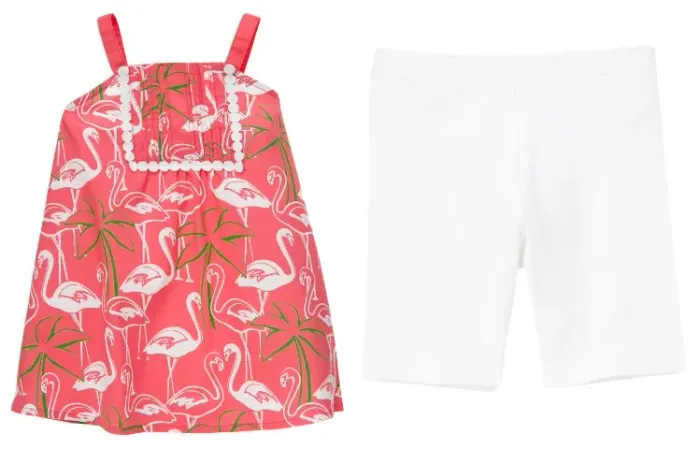 Conjunto Vestido Flamingo (Gymboree)