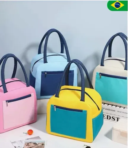 Bolsa Térmica Lancheira Marmita Portátil Impermeável Com Alça Isolamento z839