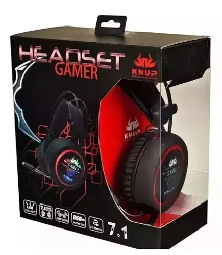 Sem estoque - Headset Gamer Knup Kp-401 novo lacrado
