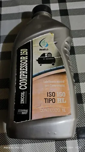 Óleo Compressor ISO 150 Tipo HIL 1L - Incollub