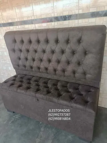 Cabeceira é Baú Recamier 