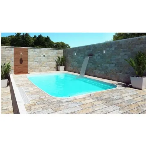 Linda Piscina de fibra para seu lazer!