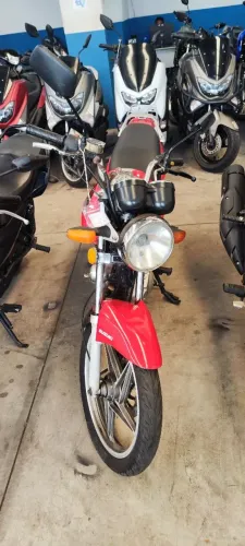 Suzuki YES 125 vermelha 2008 Shalon veículos Cariacica 